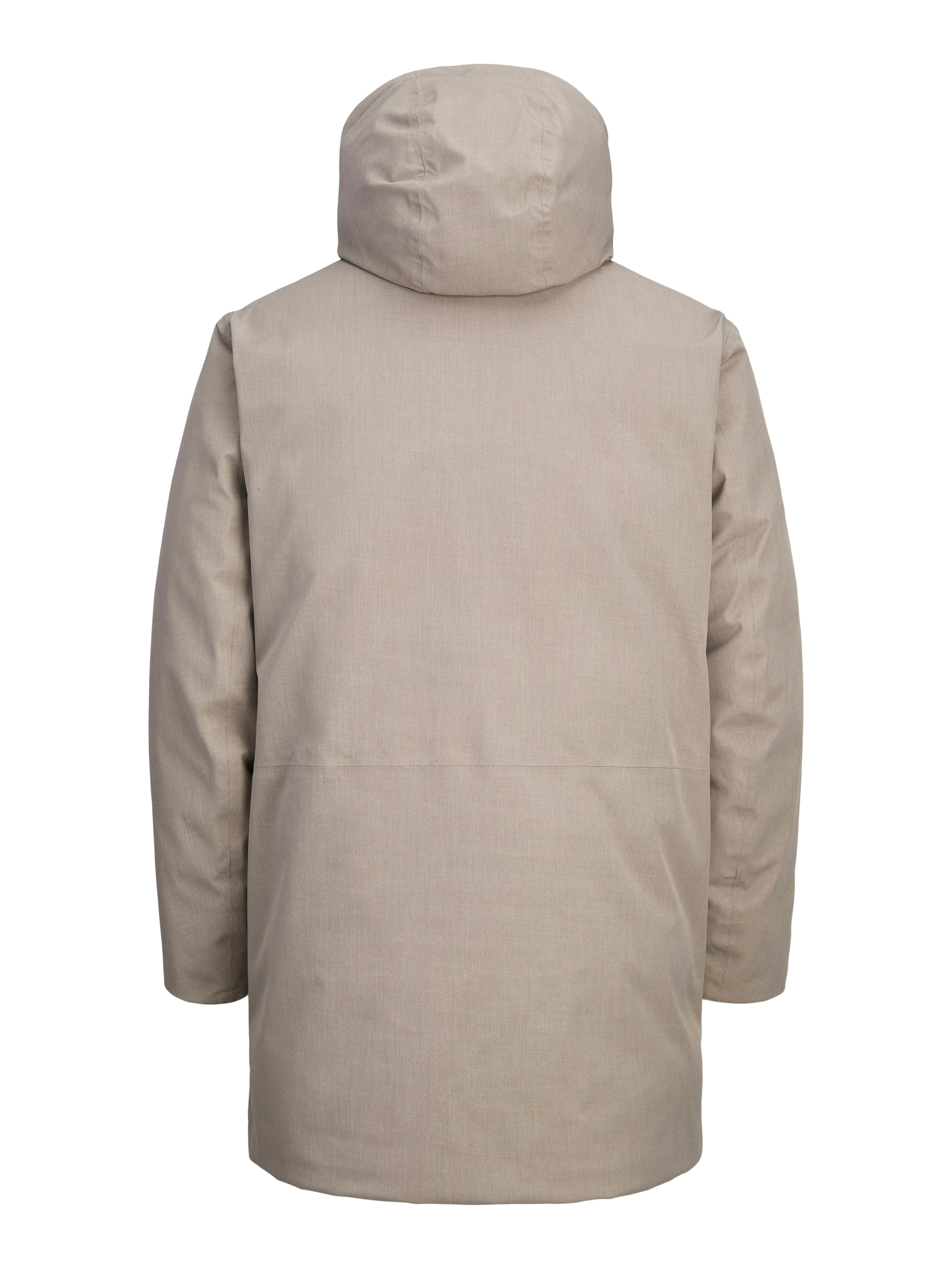 Parka Damen Winterjacke mit Kapuze Winddicht Recyceltes Polyester