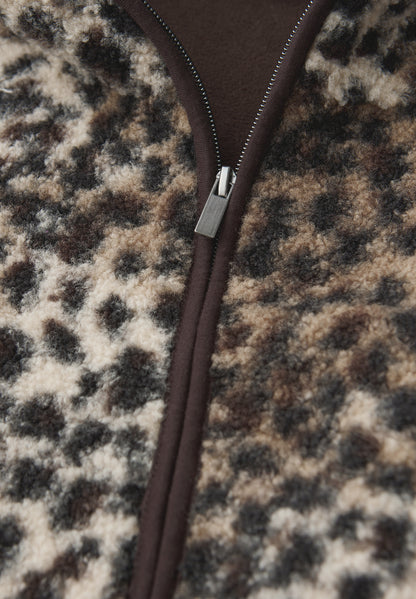 Street One Damen Teddy-Jacke Kapuze Langarm Seitliche Taschen Kuschelige Teddy-Qualität 100% Polyester