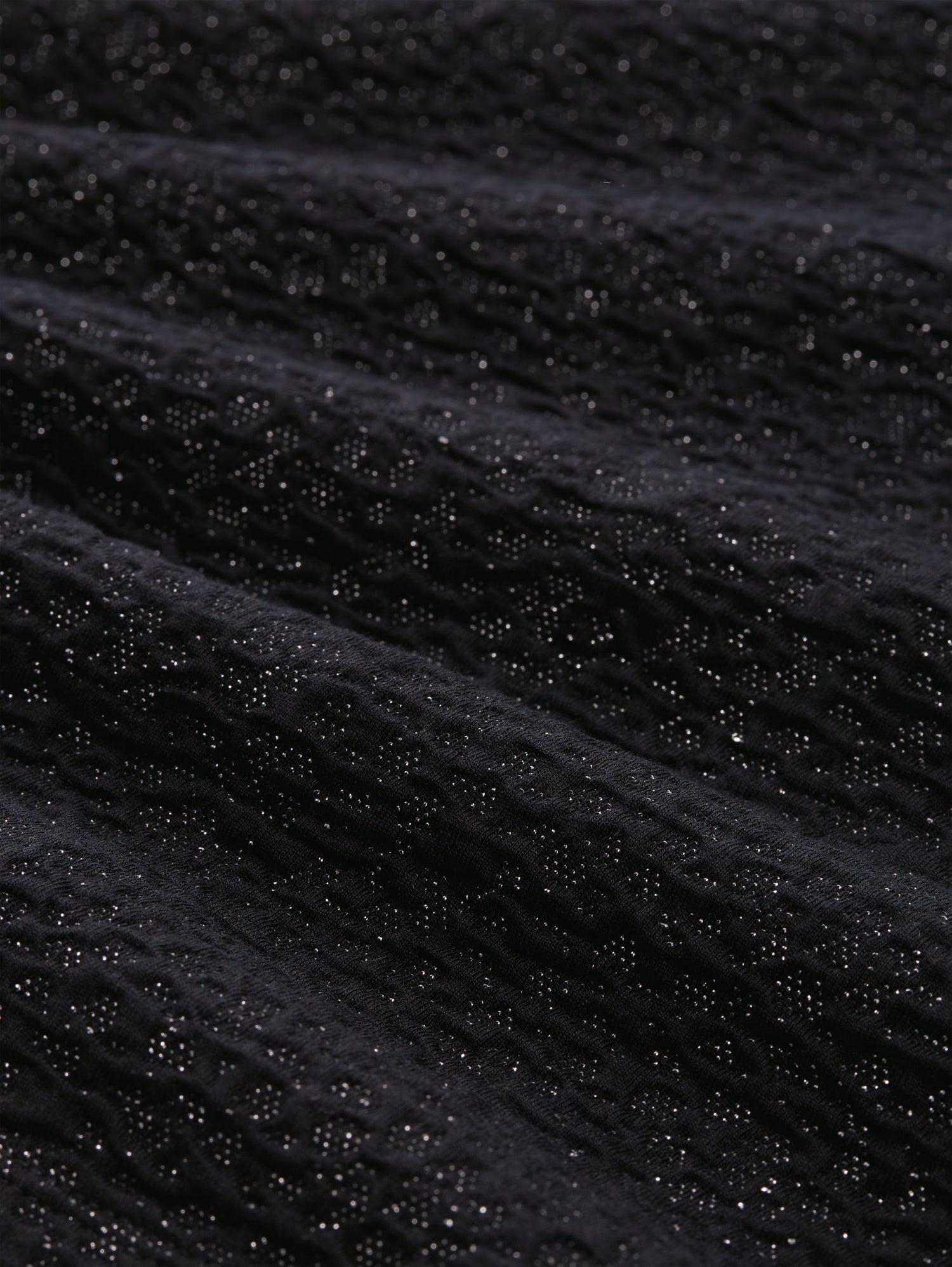 Tom Tailor Denim Female Kurzer Rock mit Glitzer-Effekt und elastischem Bund