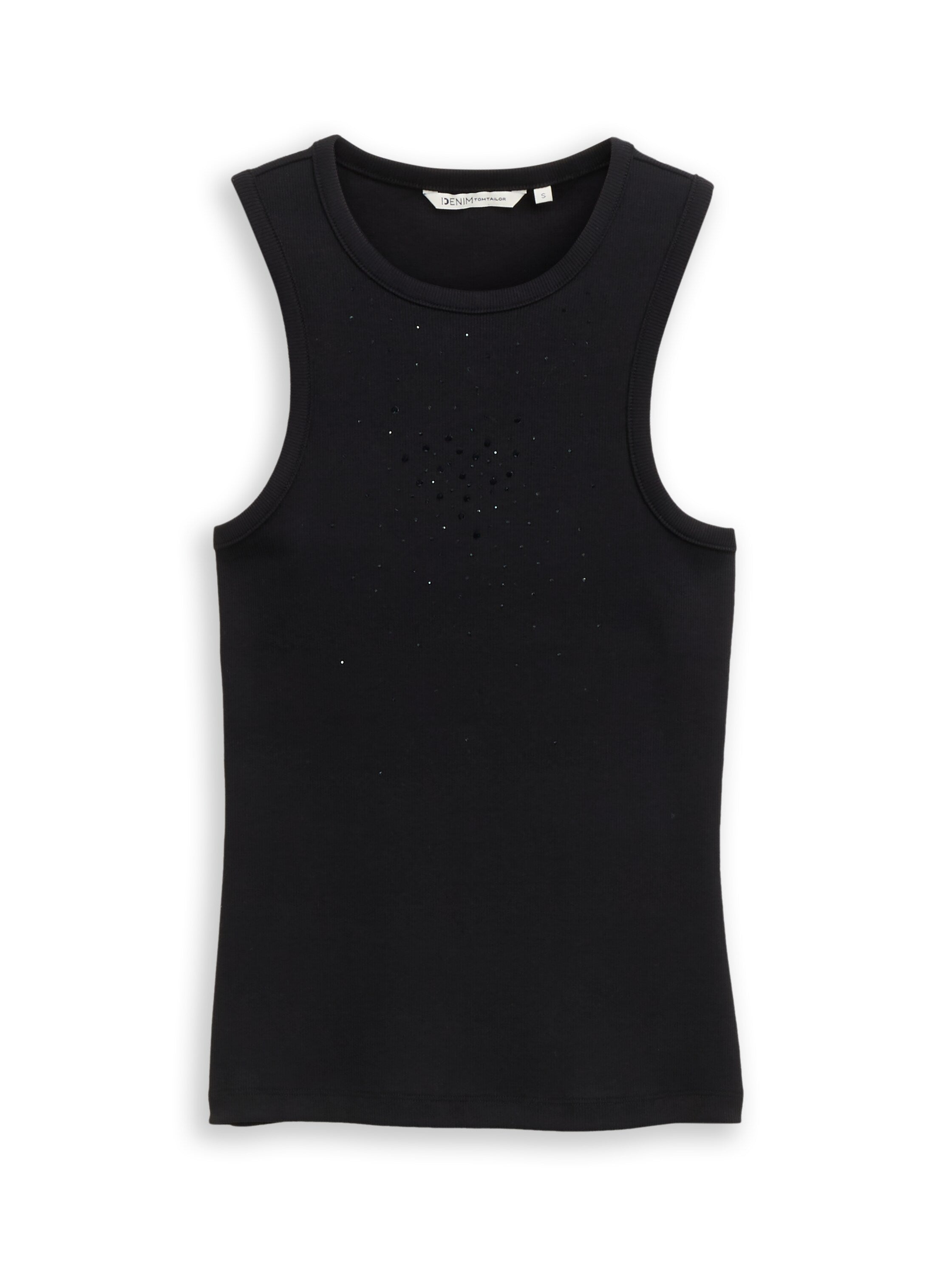 Tom Tailor Denim Female Top Glitzerndes Basic-Top