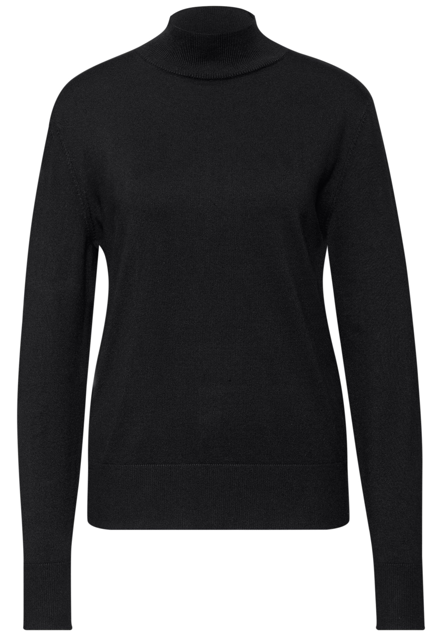 Street One Damen Feinstrickpullover Turtleneck Langarm Weich