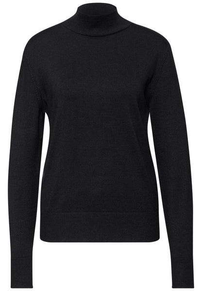 Street One Damen Feinstrickpullover Turtleneck Langarm Weich