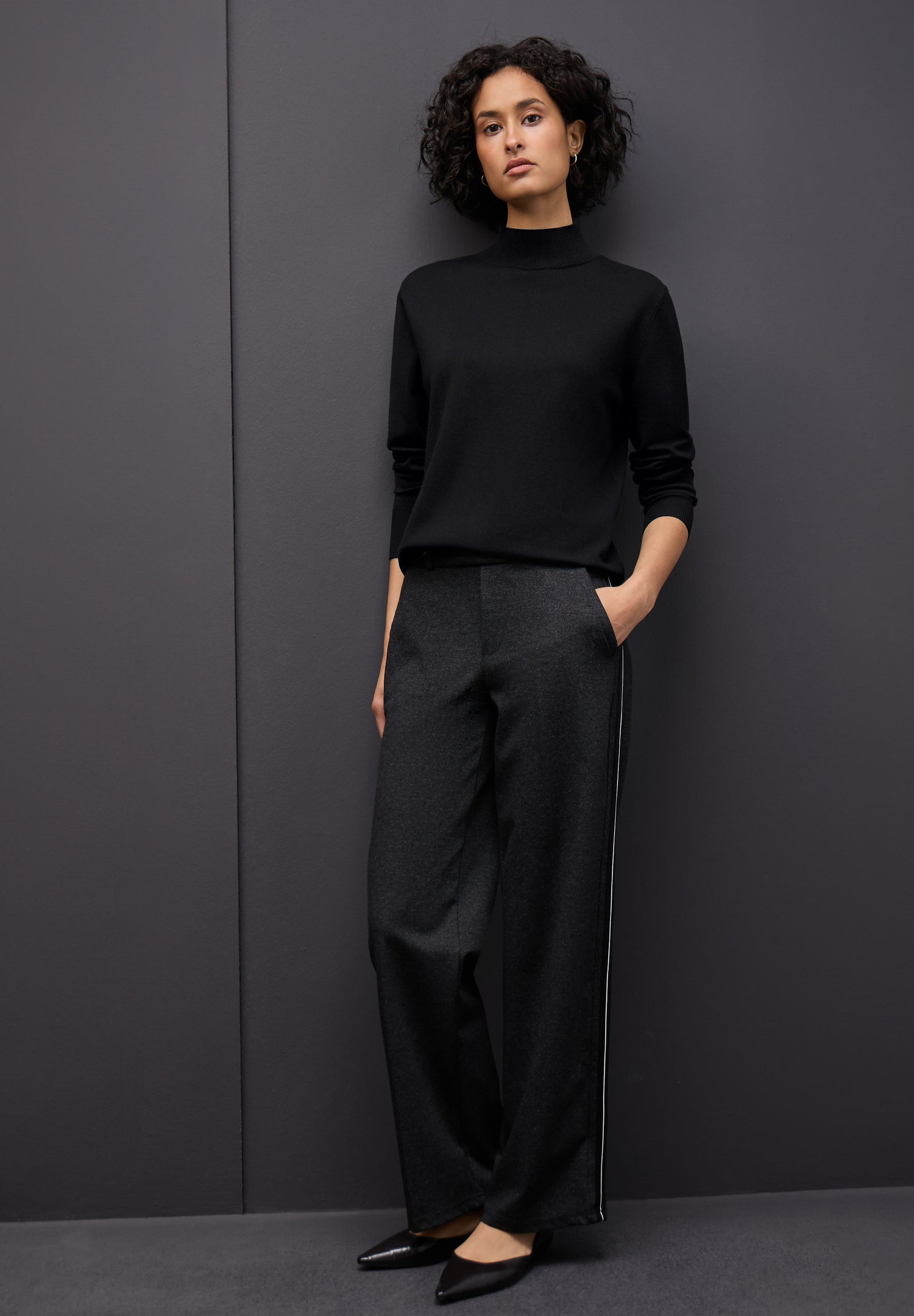 Street One Damen Feinstrickpullover Turtleneck Langarm Weich