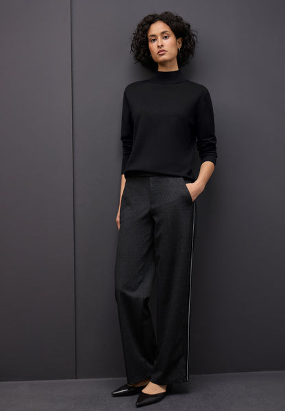 Street One Damen Feinstrickpullover Turtleneck Langarm Weich