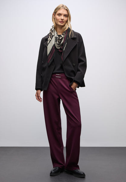 Street One Damen Quadratisches Tuch Leo-Muster Modal-Qualität