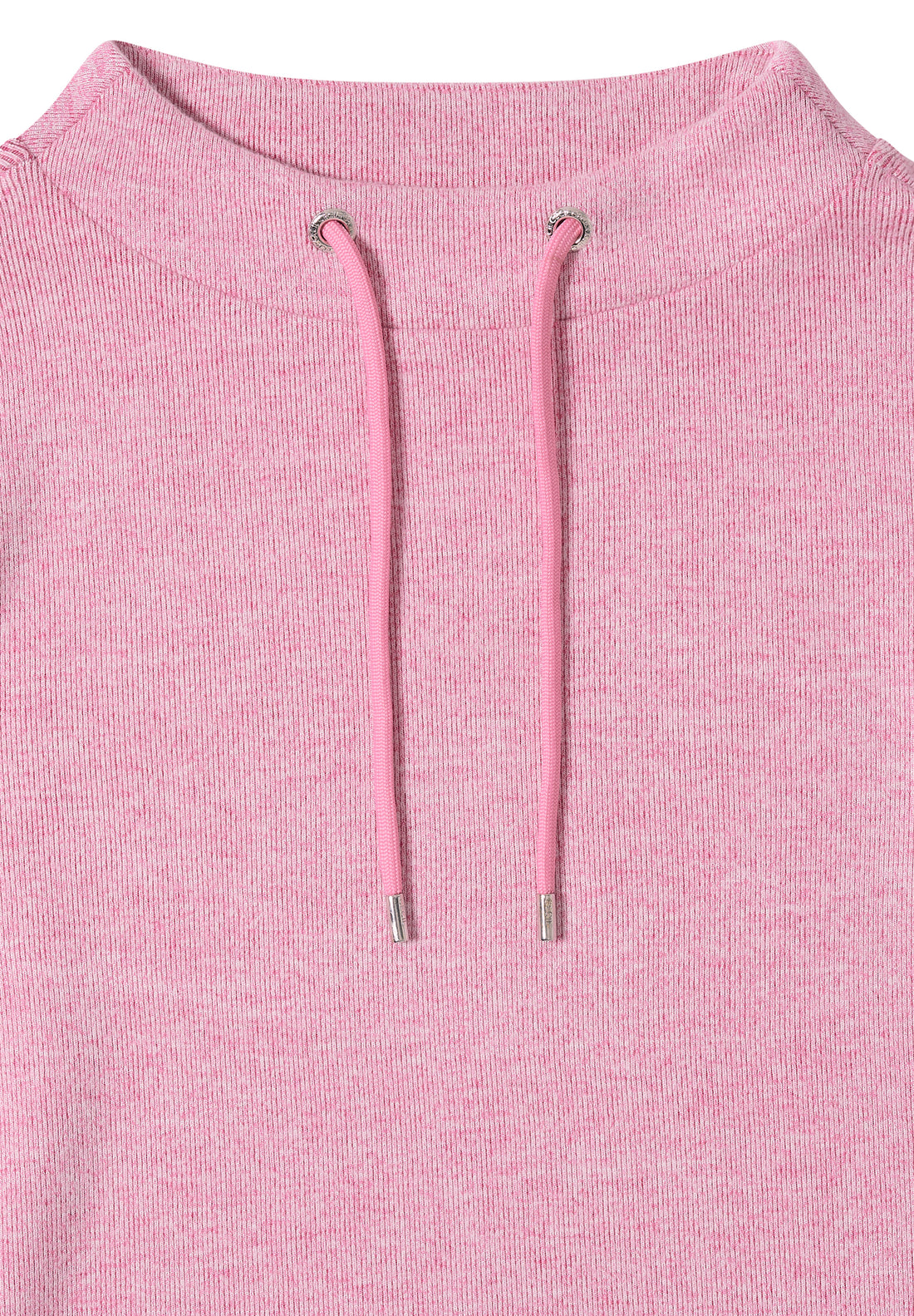 CECIL Damen Langarmshirt Funnelneck mit Tunnelzug Viskosemix