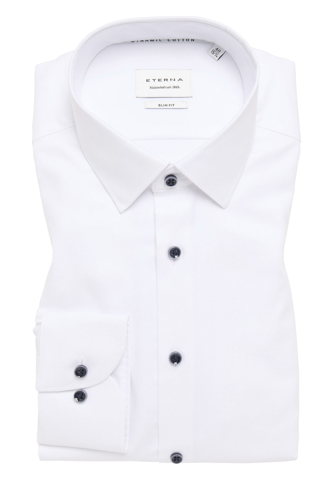 Dynamic Cotton™ Herren Langarmhemd Slim Fit Bügelfrei