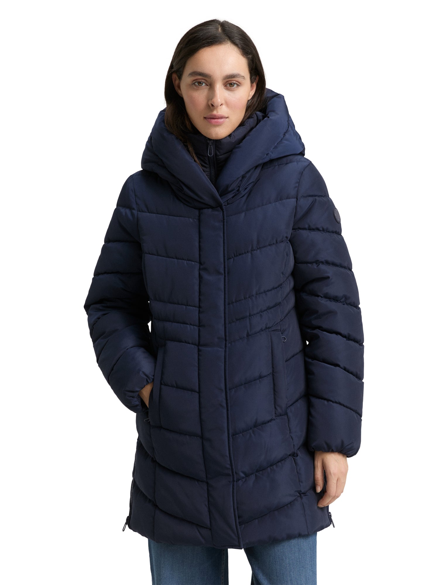 Puffer-Mantel im 2-in-1-Look