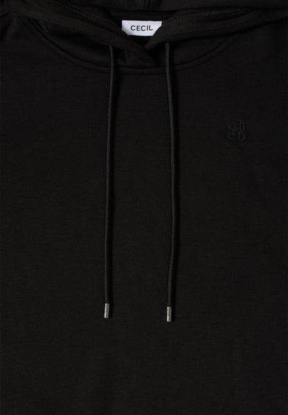 CECIL Damen Kapuzen Sweatshirt Embroidery Detail