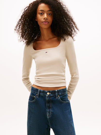 Sportswear Division Damen Hose Elastisch Beige