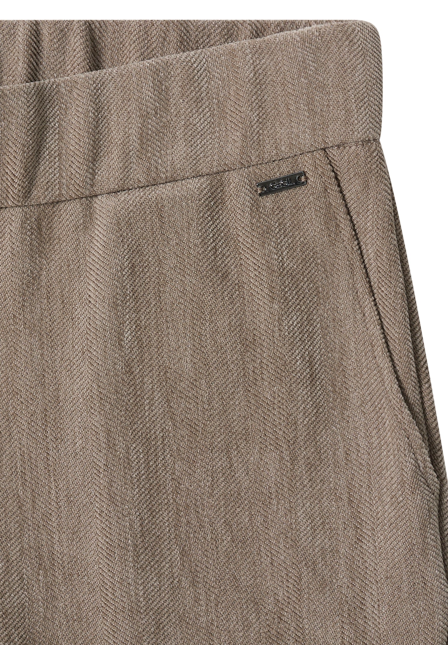 CECIL Damen Wide Leg Hose Neele High Waist Loose Fit Elastischer Bund