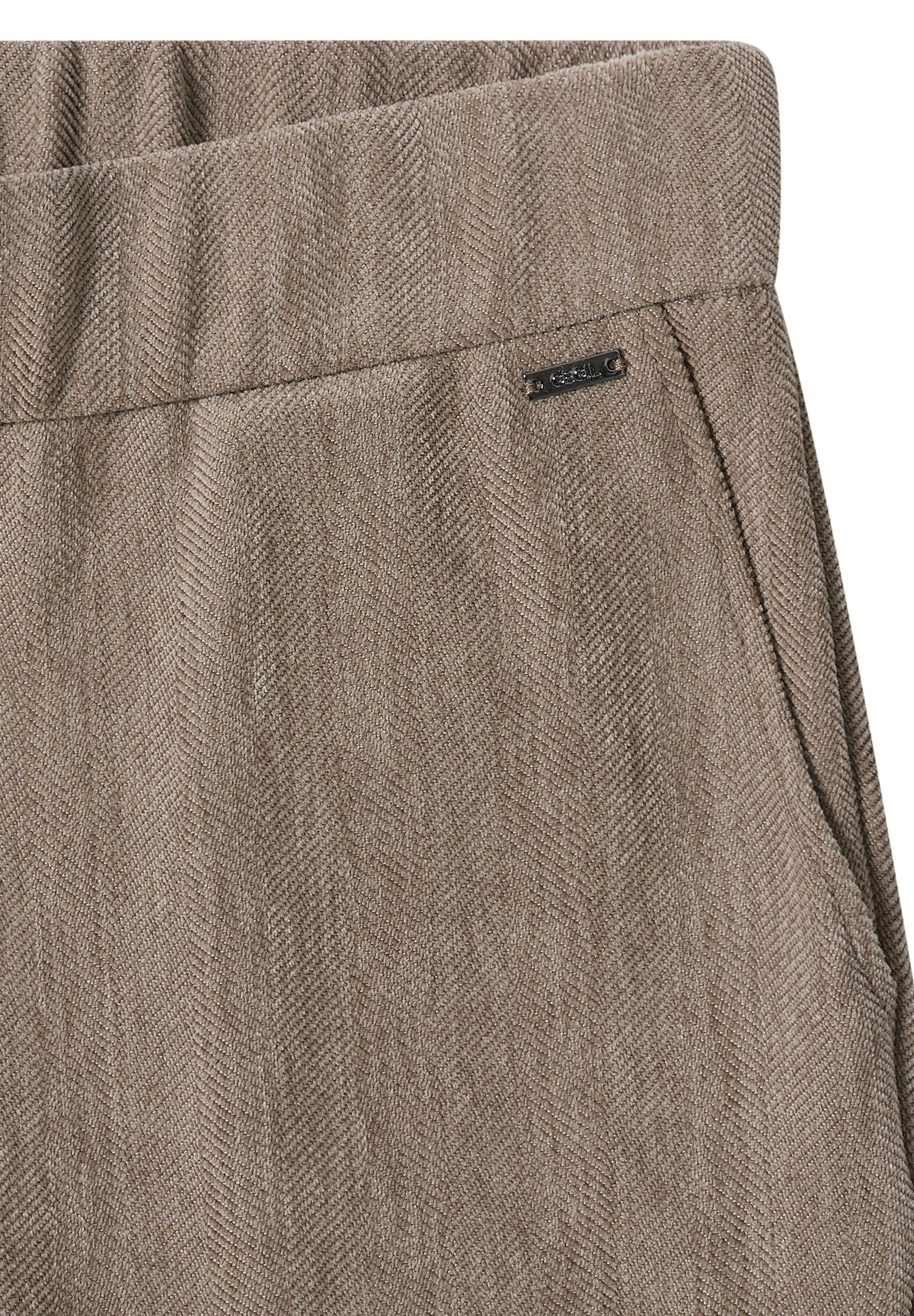 CECIL Damen Wide Leg Hose Neele High Waist Loose Fit Elastischer Bund