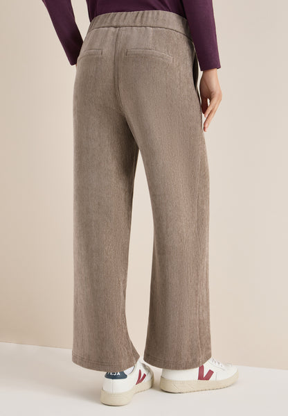 CECIL Damen Wide Leg Hose Neele High Waist Loose Fit Elastischer Bund