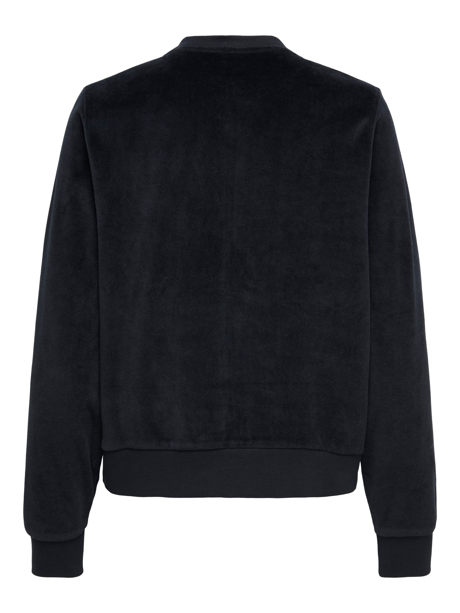 JDY Damen Top Langarm Rundhals mit Reißverschluss