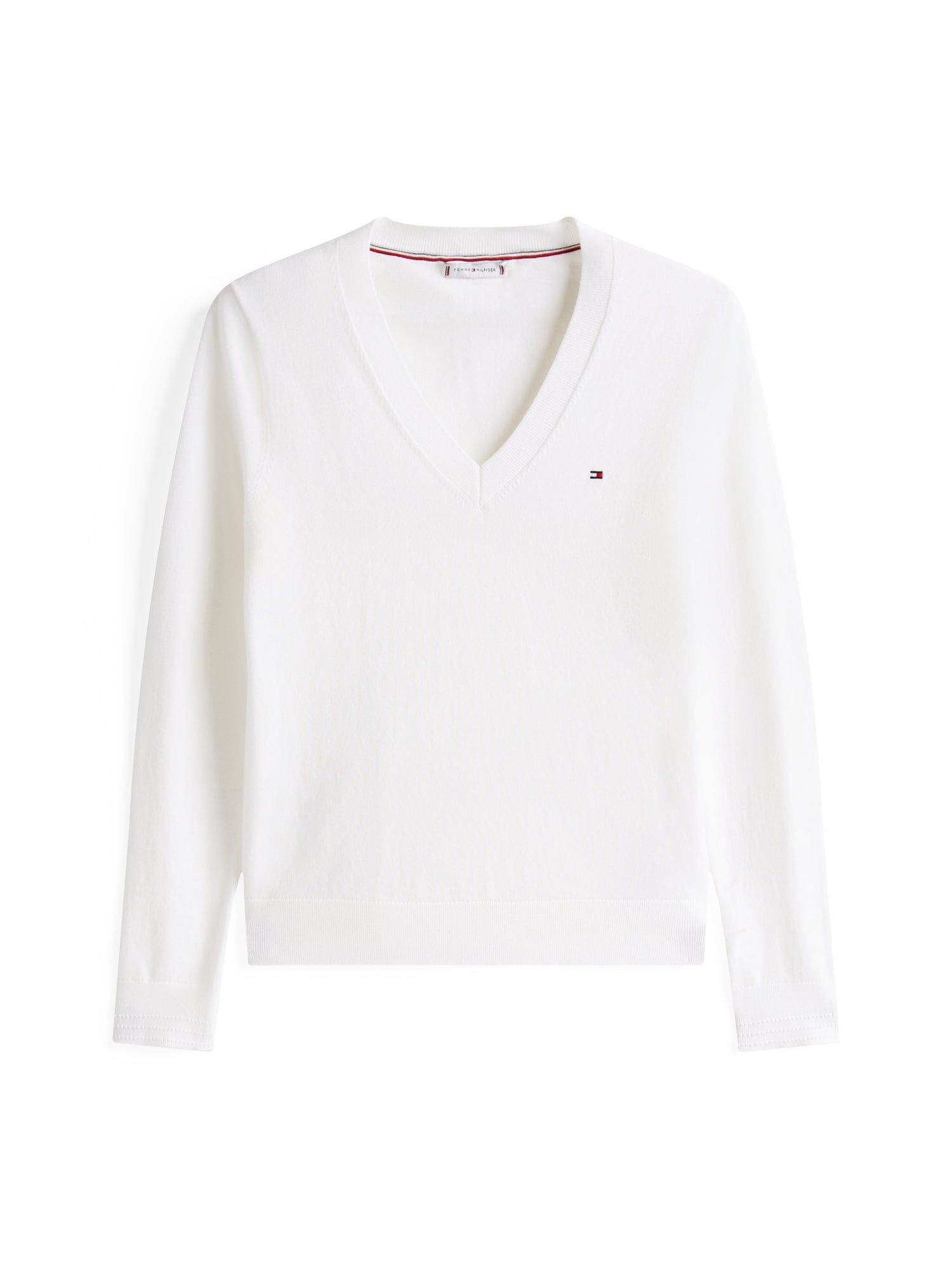 Sportswear Division Damen Pullover mit V-Ausschnitt aus Baumwolle und Polyamid