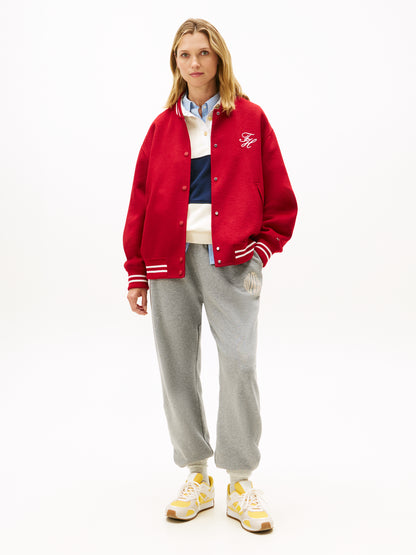 Sportswear Division Damen Pullover Oversized Wolle Polyester