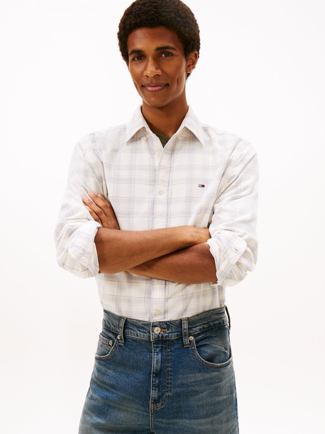 Sportswear Division Herren T-Shirt Checkered Cotton