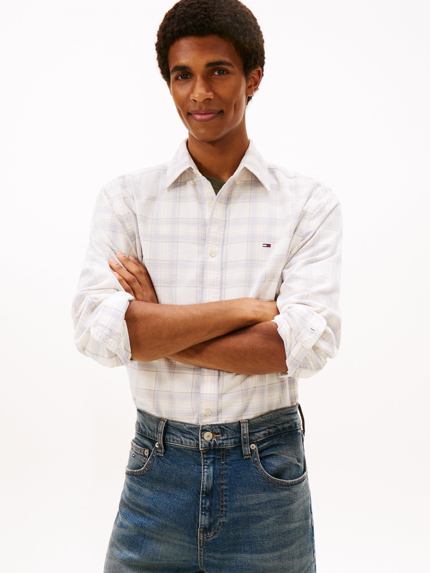 Sportswear Division Herren T-Shirt Checkered Cotton