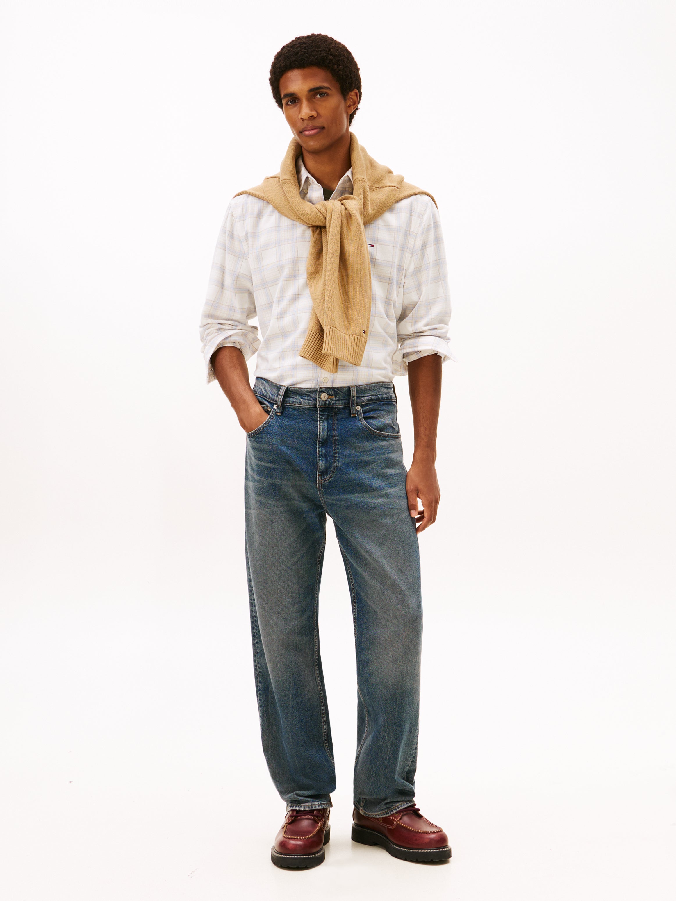 Sportswear Division Herren T-Shirt Checkered Cotton