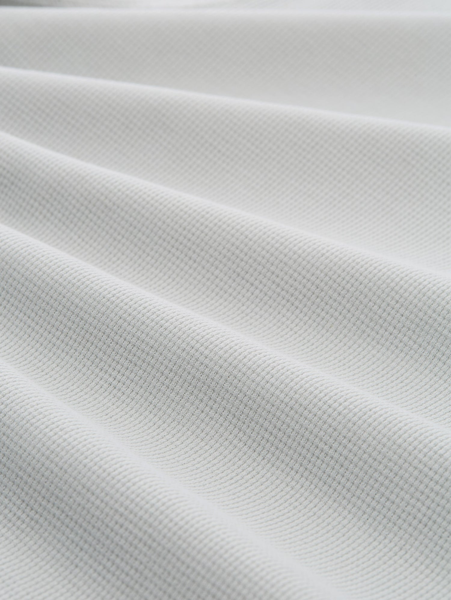 Tom Tailor Denim Herren Longsleeve Logo-Badge Waffel-Optik