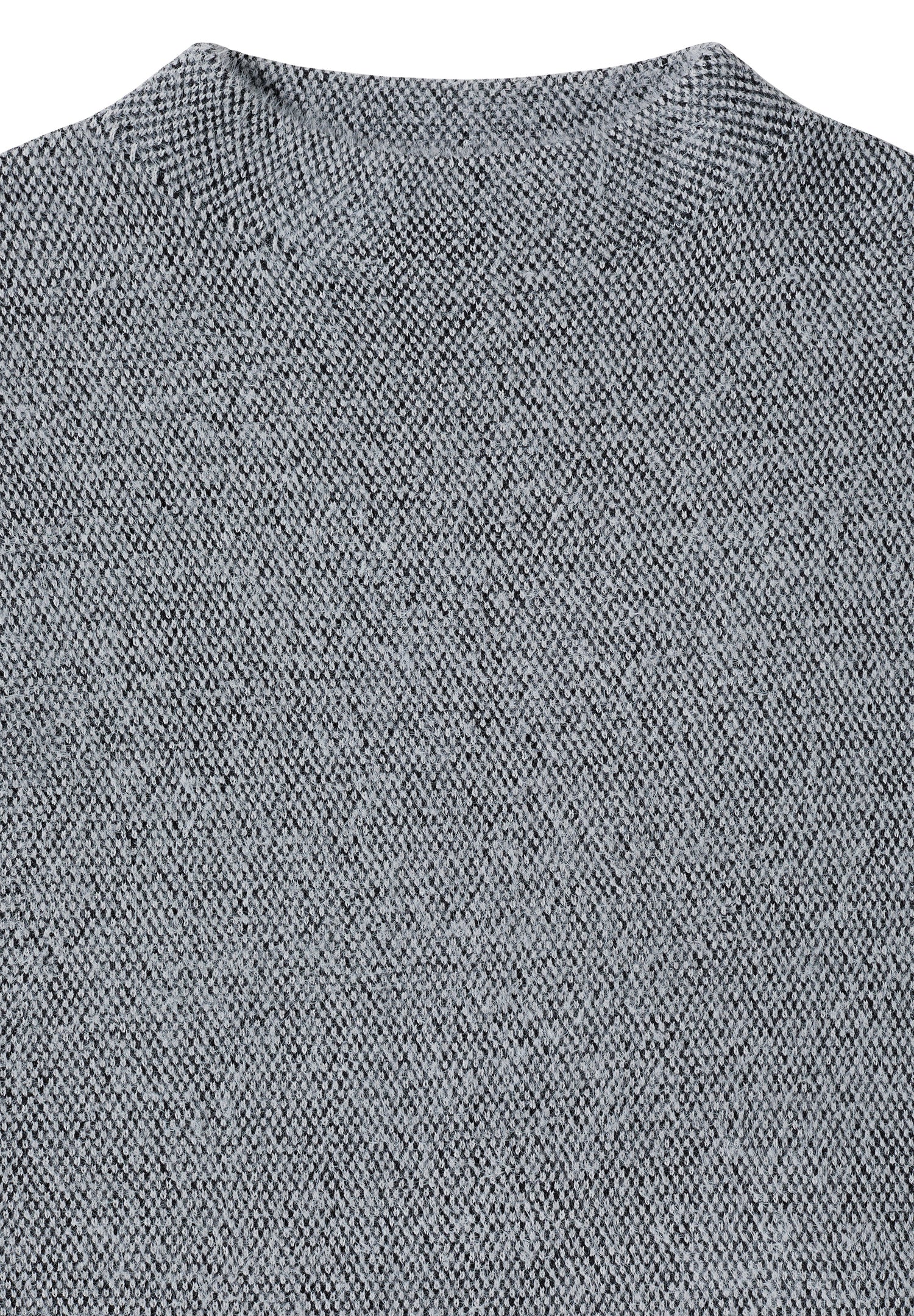 CECIL Damen Pullover Turtleneck ärmellos Two-Tone Federgarn