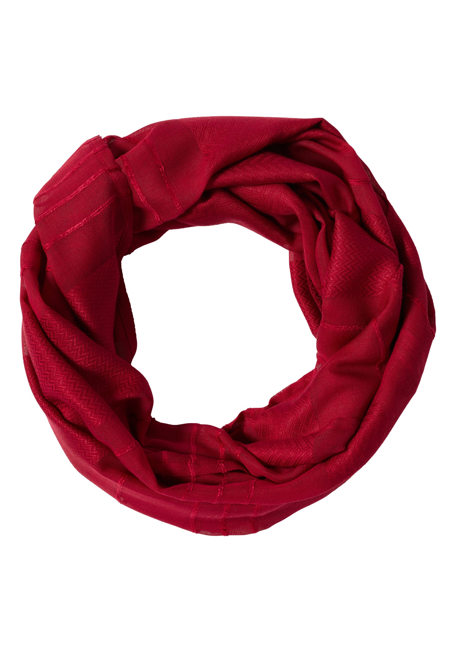 CECIL Damen Loop Schal Strukturstreifen Modalmix