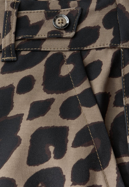 Street One Damen Wide Leg Hose Leo Casual Fit High Waist