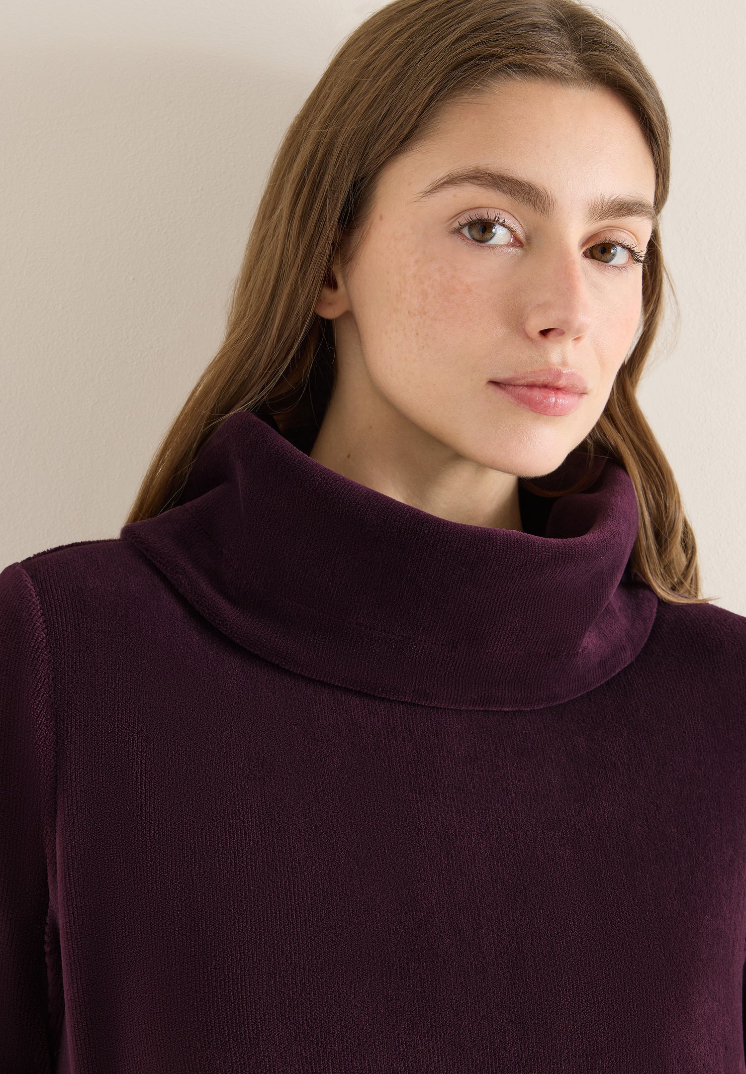 CECIL Damen Cord Shirt Langarm Elastischer Saum