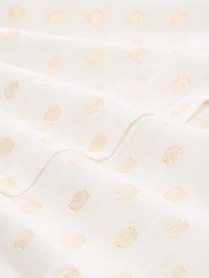 Tom Tailor Denim Female Hemdbluse gesticktes Punktemuster Glitzer Baumwolle