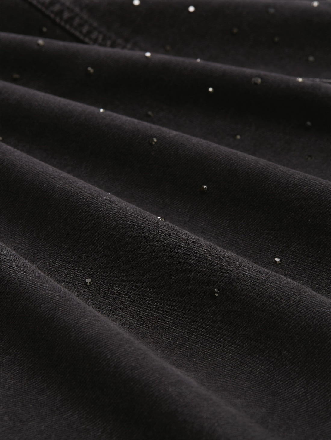 Tom Tailor Denim Female Jeansjacke mit Strasssteinen Baumwolle