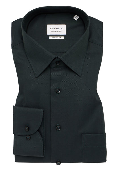 Trendiges Langarmhemd Herren Comfort Fit Bügelfrei