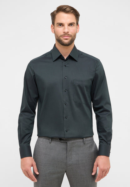 Trendiges Langarmhemd Herren Comfort Fit Bügelfrei