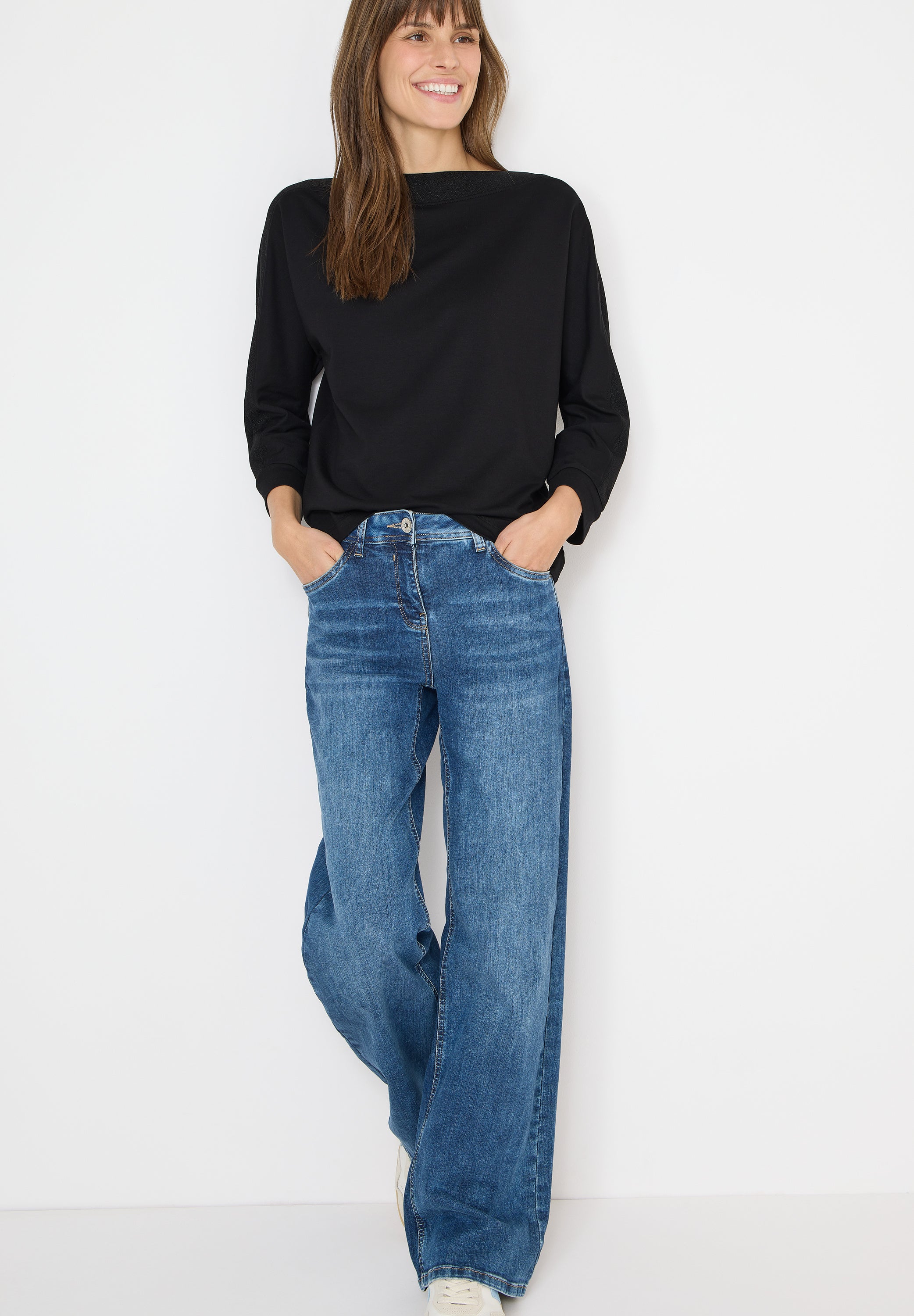 Batwing Shirt mit Tape