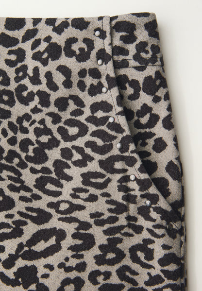 Street One Damen Rock Maja Wolloptik Nieten Taschen Zipper