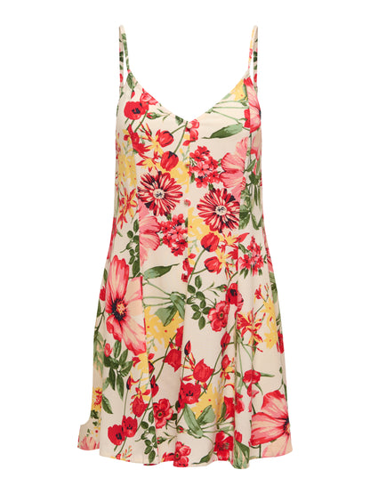 ONLRILLA SHORT STRAP DRESS OX WVN