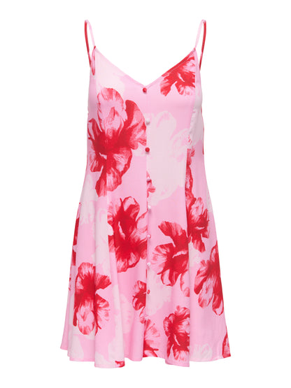 ONLRILLA SHORT STRAP DRESS OX WVN