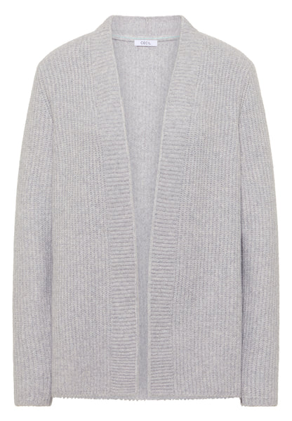 CECIL Damen Cardigan Offen Getragen Langarm Baumwollmix