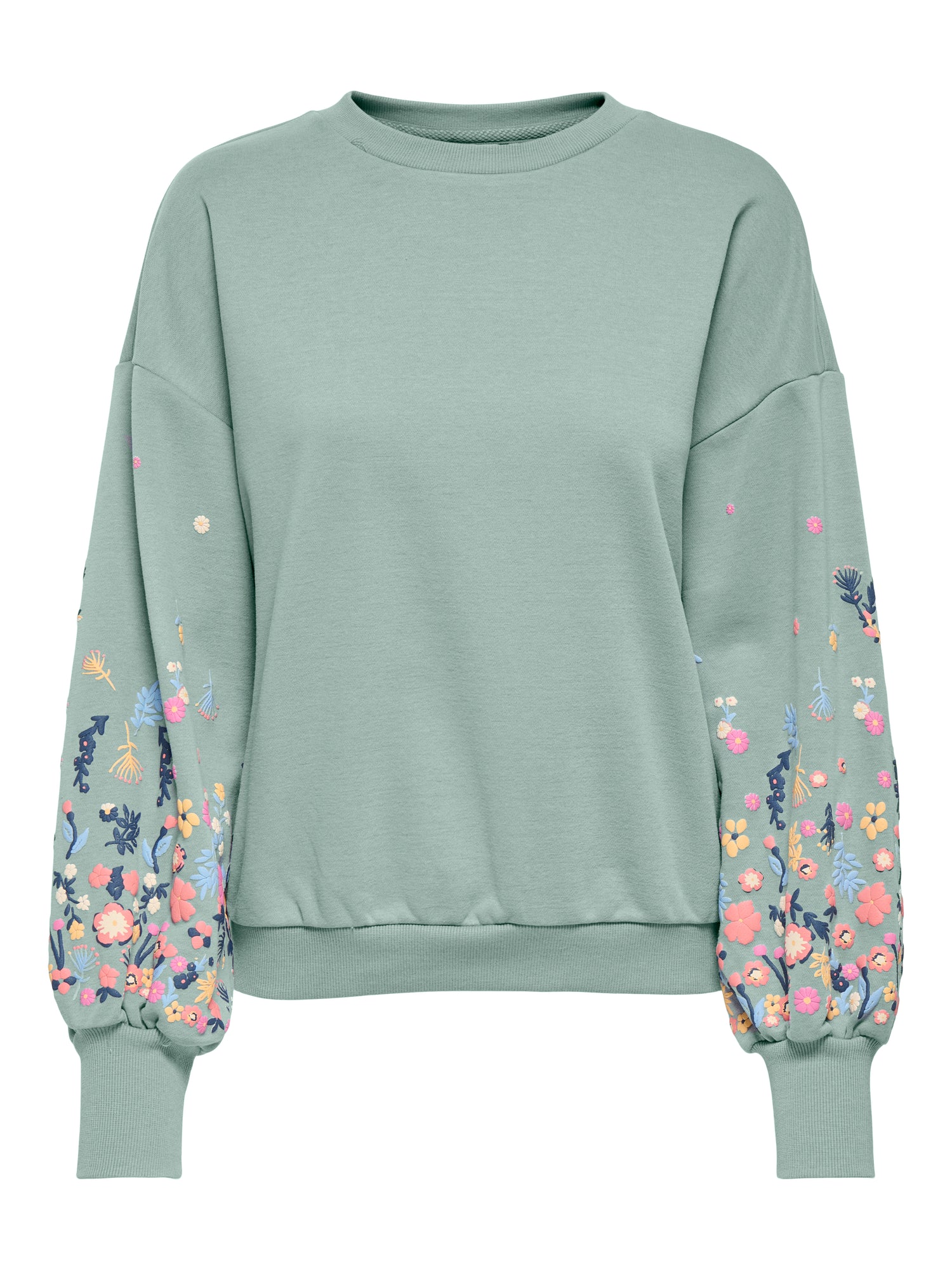 ONLBROOKE L/S O-NECK FLOWER SWT NOOS