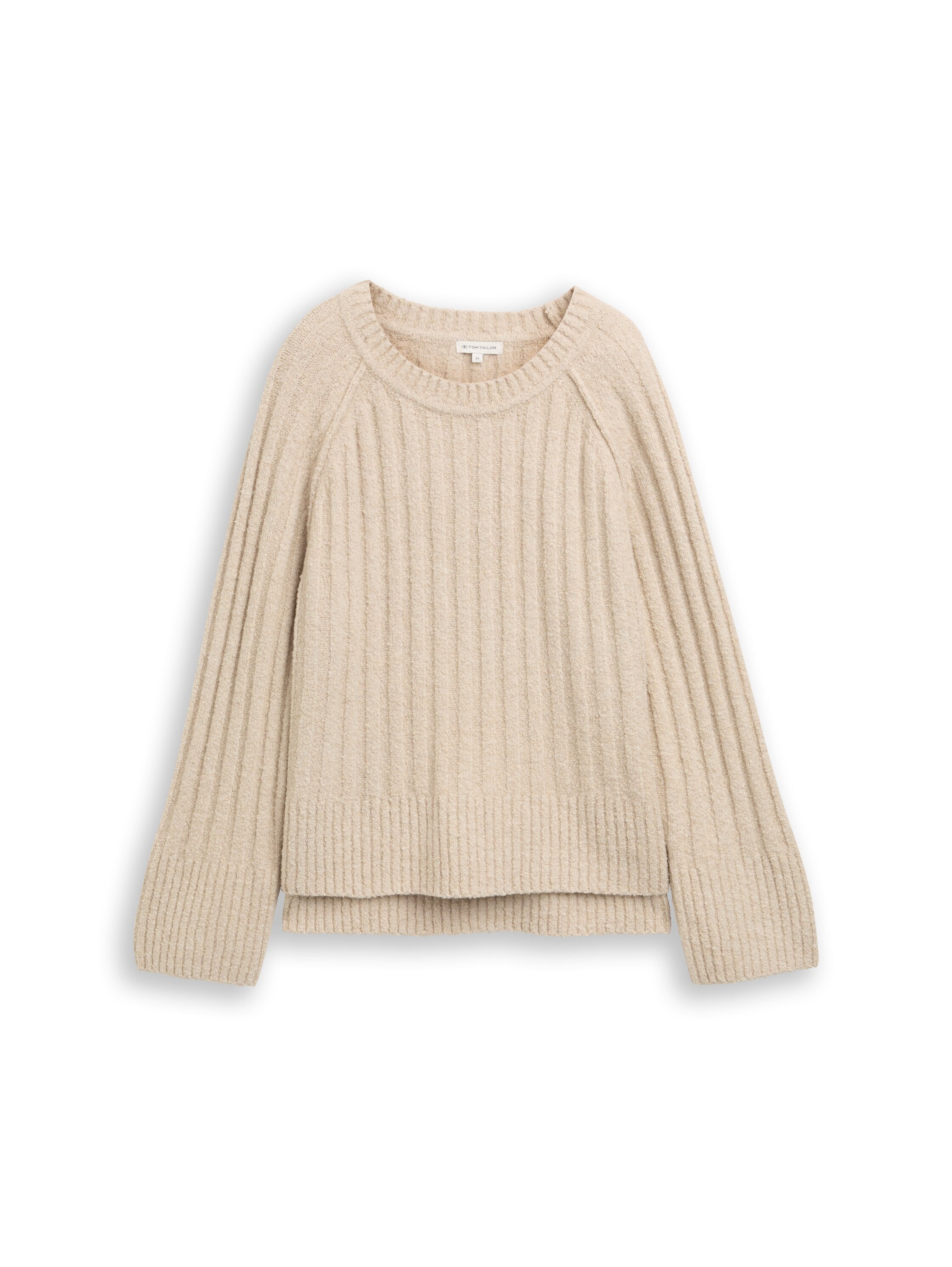 Loose Fit Damen Pullover mit Rundhalsausschnitt