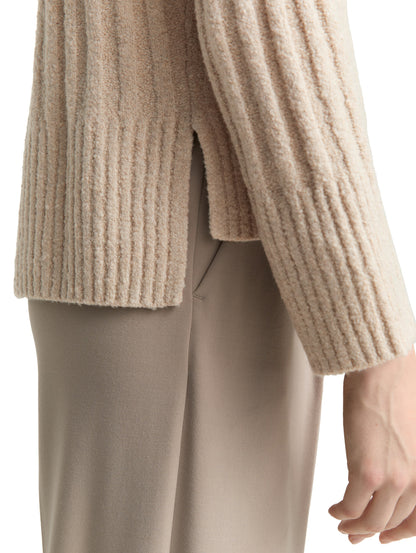 Loose Fit Damen Pullover mit Rundhalsausschnitt