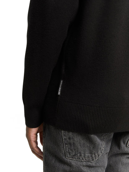 Tom Tailor Denim Male Erwachsene Strickjacke im Bomber-Style mit Rippbündchen