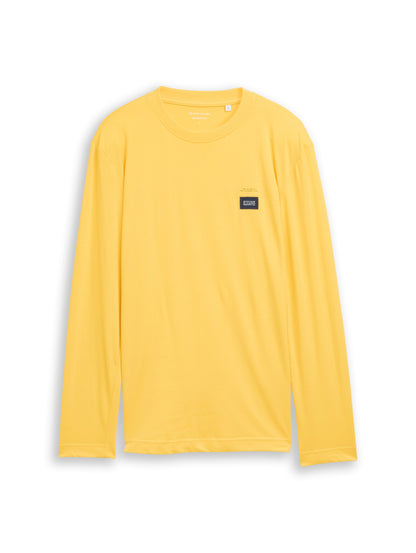 Tom Tailor Denim Male Longsleeve Badge Baumwolle