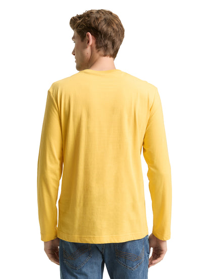 Tom Tailor Denim Male Longsleeve Badge Baumwolle