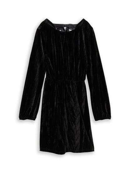 Tom Tailor Damen Mini-Kleid mit Schleife und Cut-Out-Detail