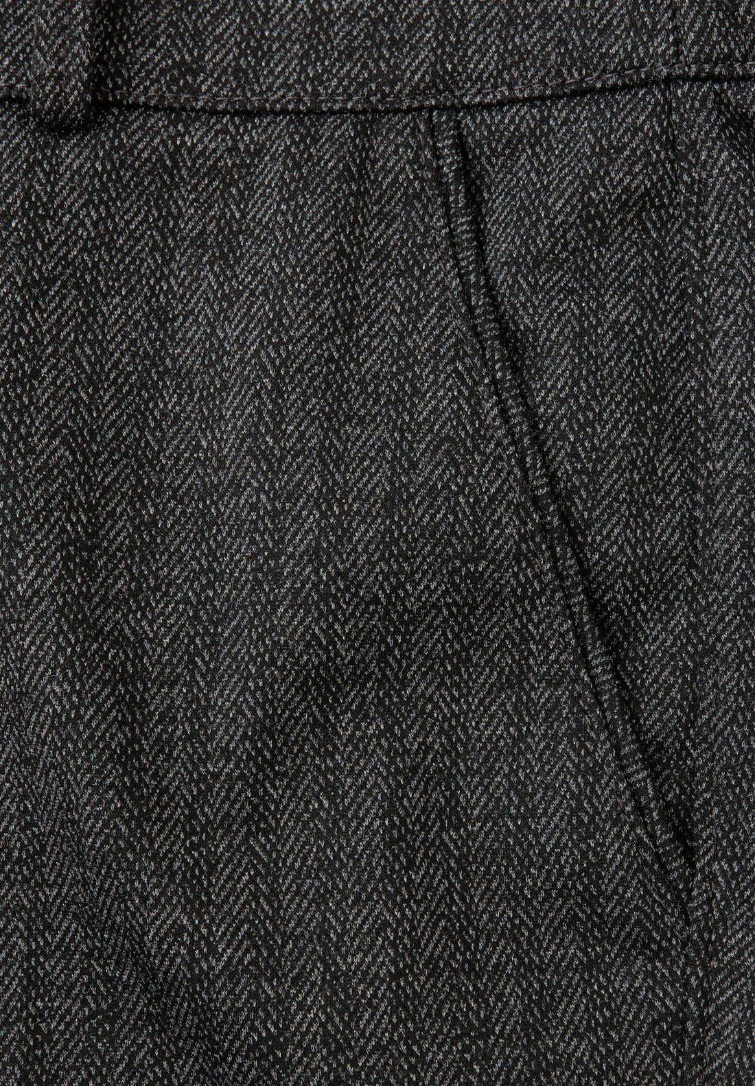 Street One Damen Chinohose Casual Fit Slim Legs Fischgrät-Muster