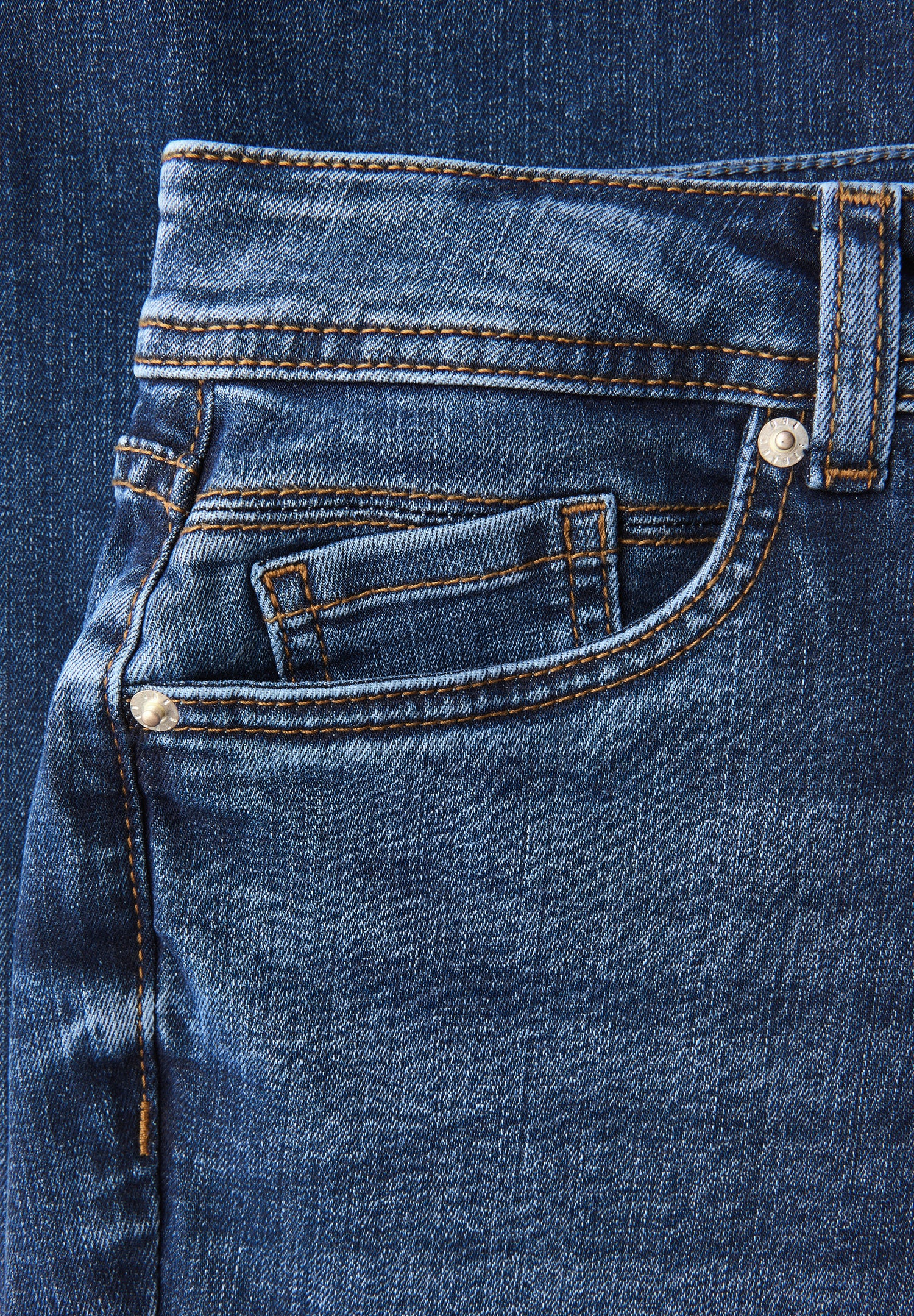 Street One Damen Bootcut Jeanshose Slim Fit Mid Waist Baumwollmix