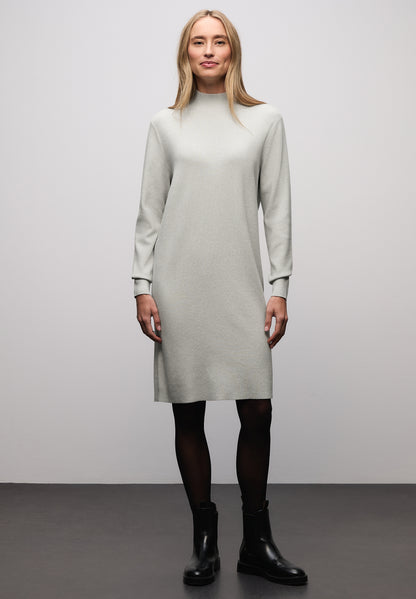 Street One Damen Strickkleid Turtleneck Langarm Soft Viskosemix