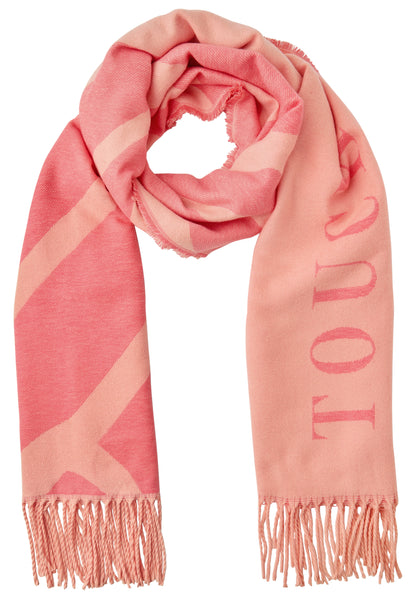 Street One Damen Schal mit grafischem Muster und Fransen