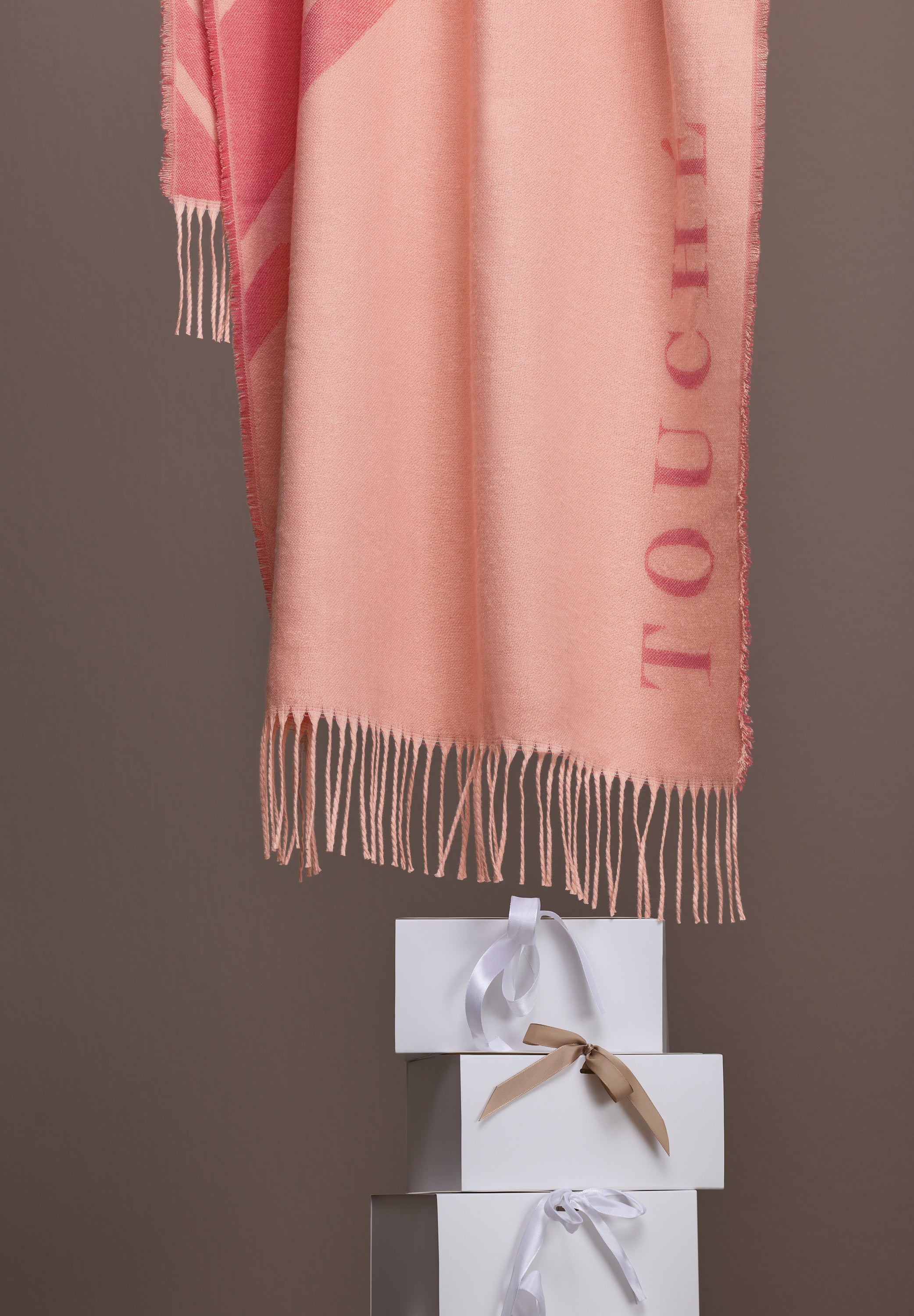 Street One Damen Schal mit grafischem Muster und Fransen