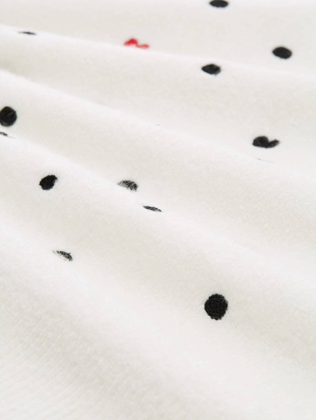 Tom Tailor Denim Female Pullover Herz- und Punkt-Stickereien